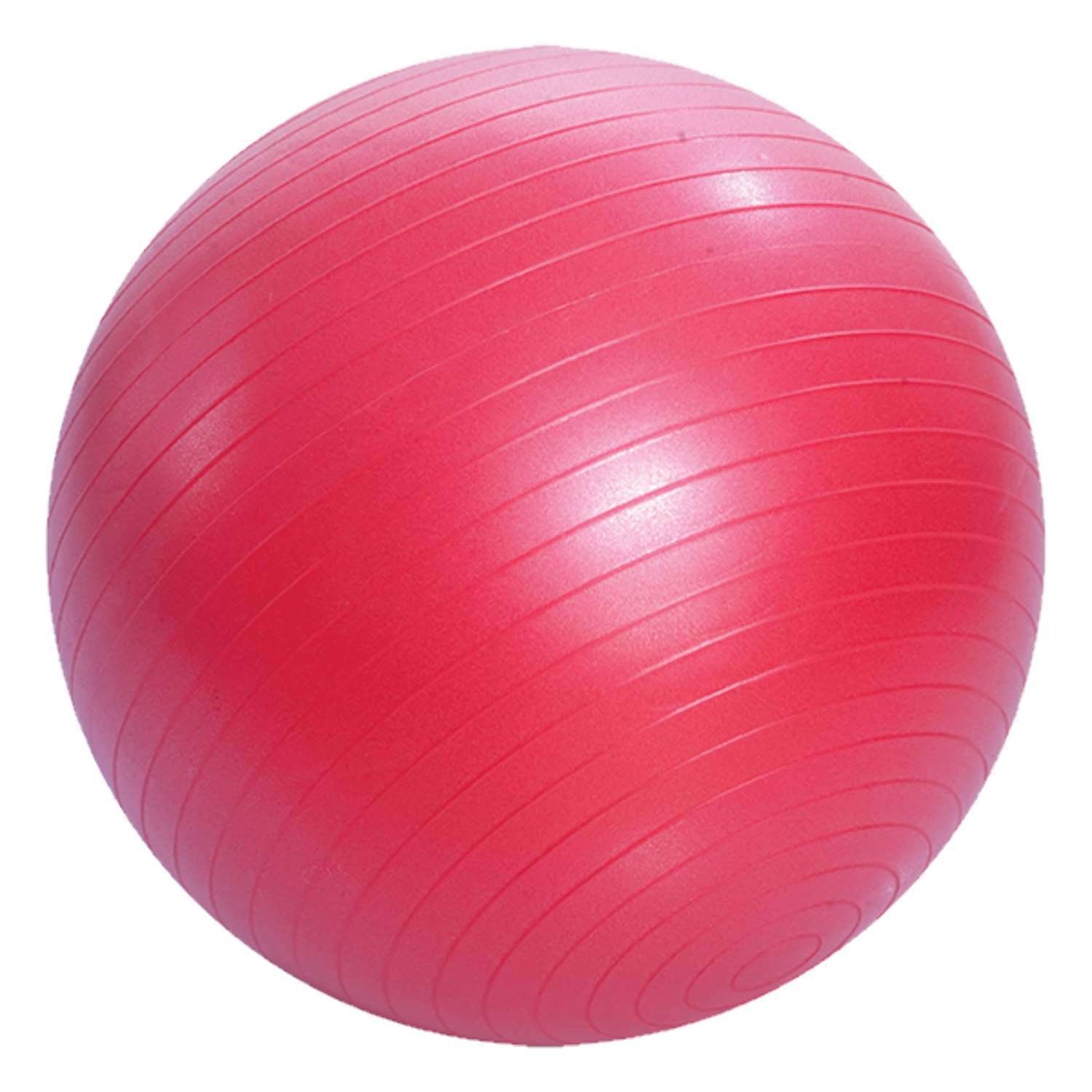 Мяч Trives диаметр 65см с насосом красный М-265 - фото 1
