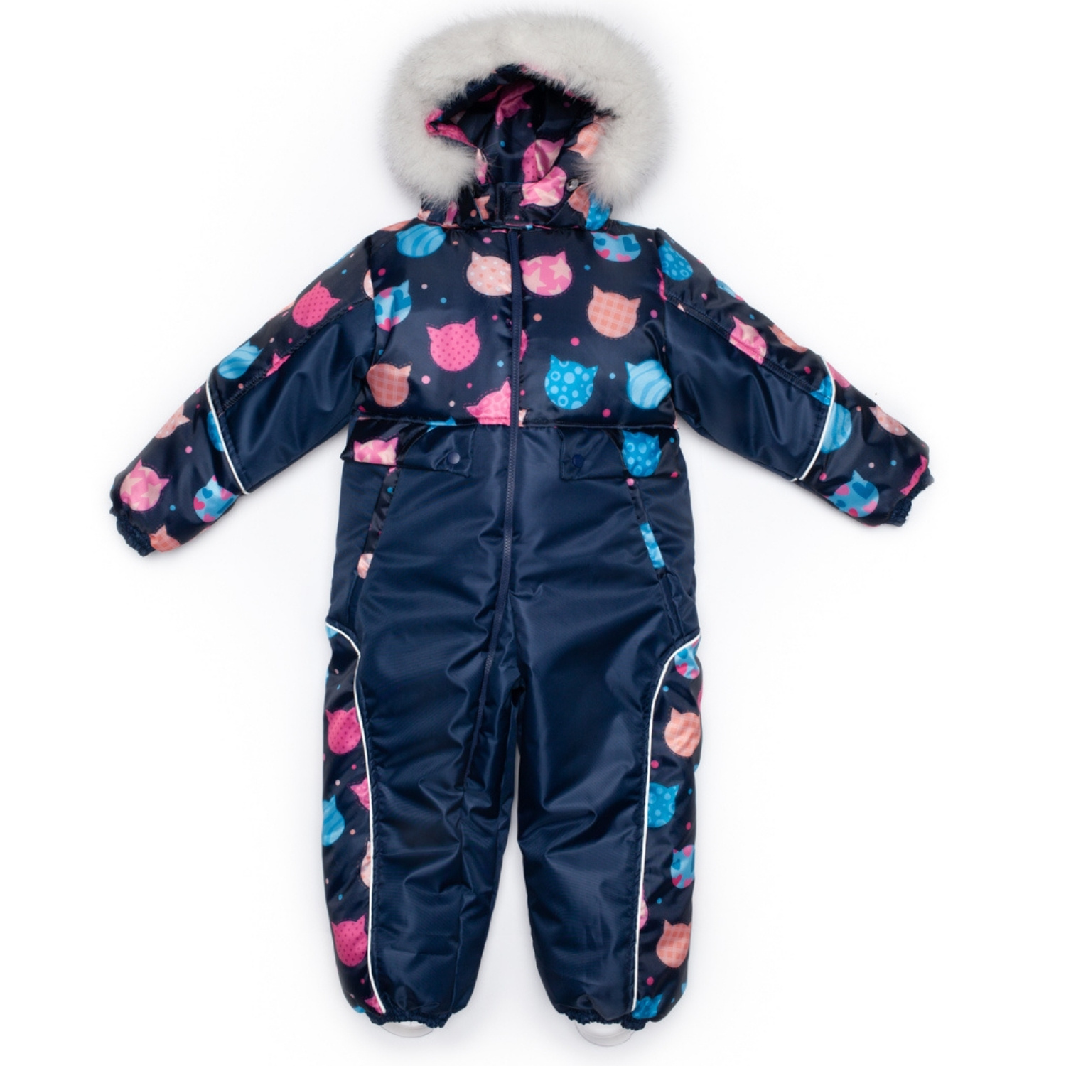 Комбинезон MaLeK BaBy 223шм/2 кошки+синий - фото 1