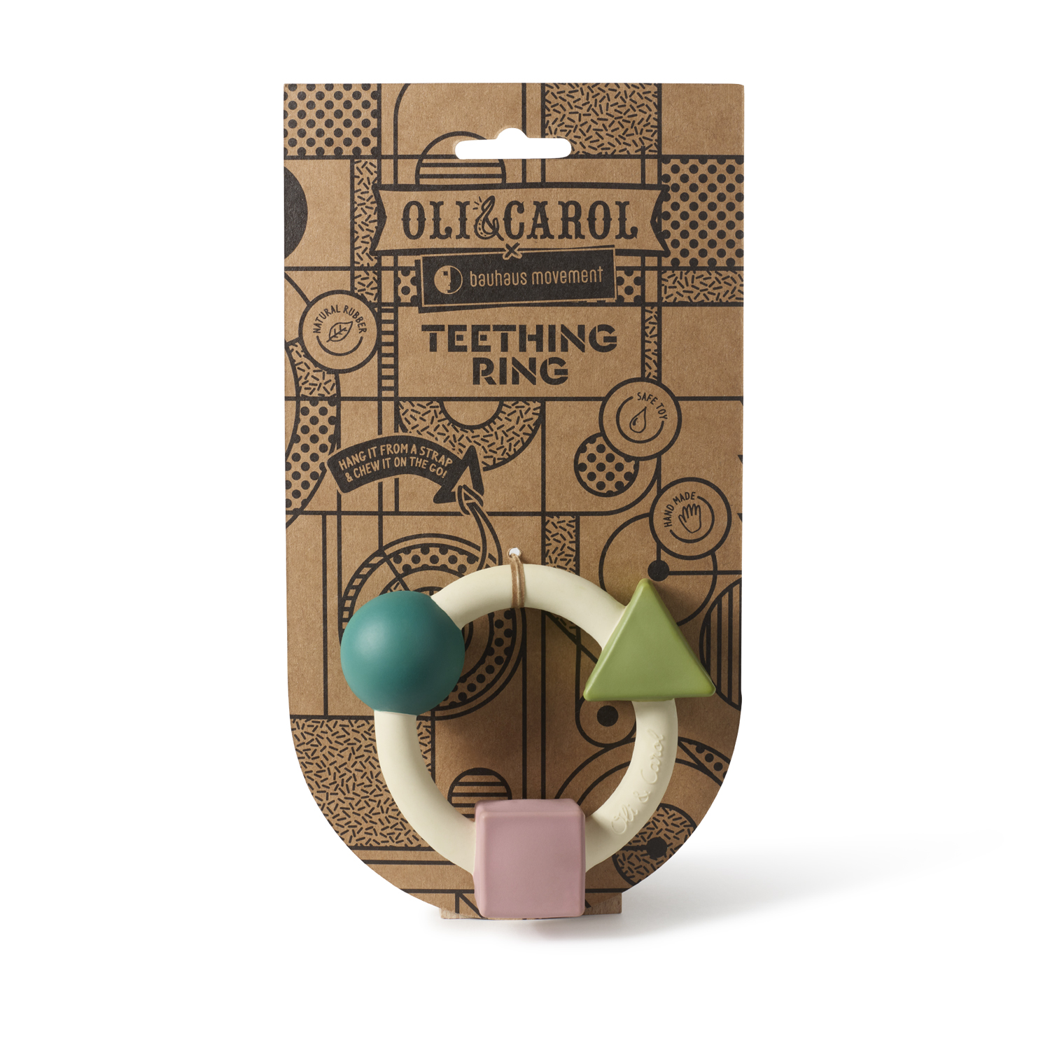 Прорезыватель грызунок OLI and CAROL TEETHING RING SOFT - фото 3