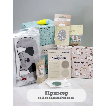 Подарочный бокс для девочки iLikeGift Milota Box mini лама