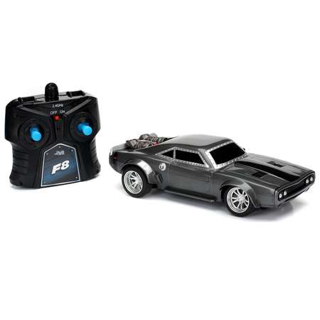 Машина Jada Fast and Furious РУ 1:24 Dodge Charger Ice FF8 Серая 98310