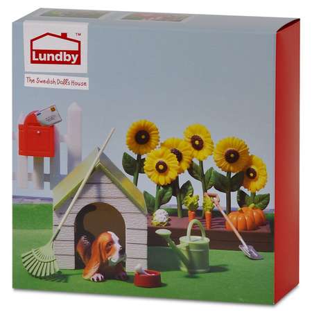 Набор игровой Lundby Садовый набор с питомцем 15предметов LB_60509000