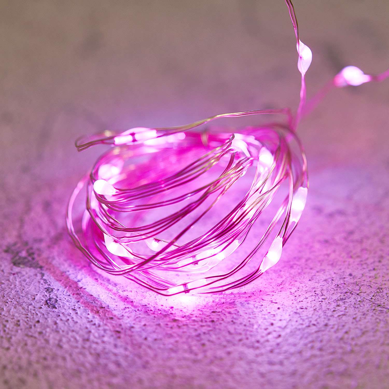 Светодиодная гирлянда NEON-NIGHT Роса 2 м розовое свечение 303-007 - фото 6