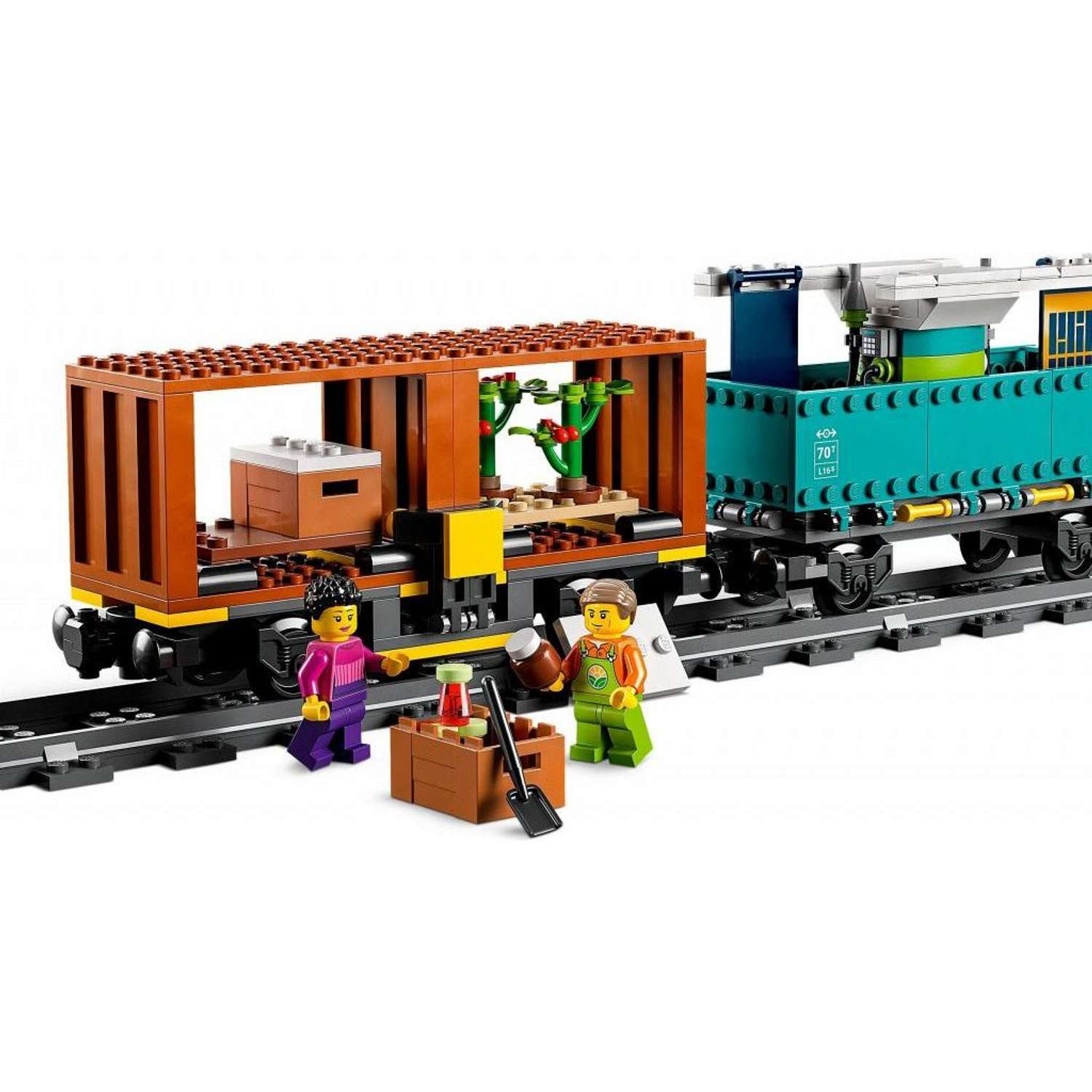 Конструктор LEGO City Trains Товарный поезд 60336 - фото 7