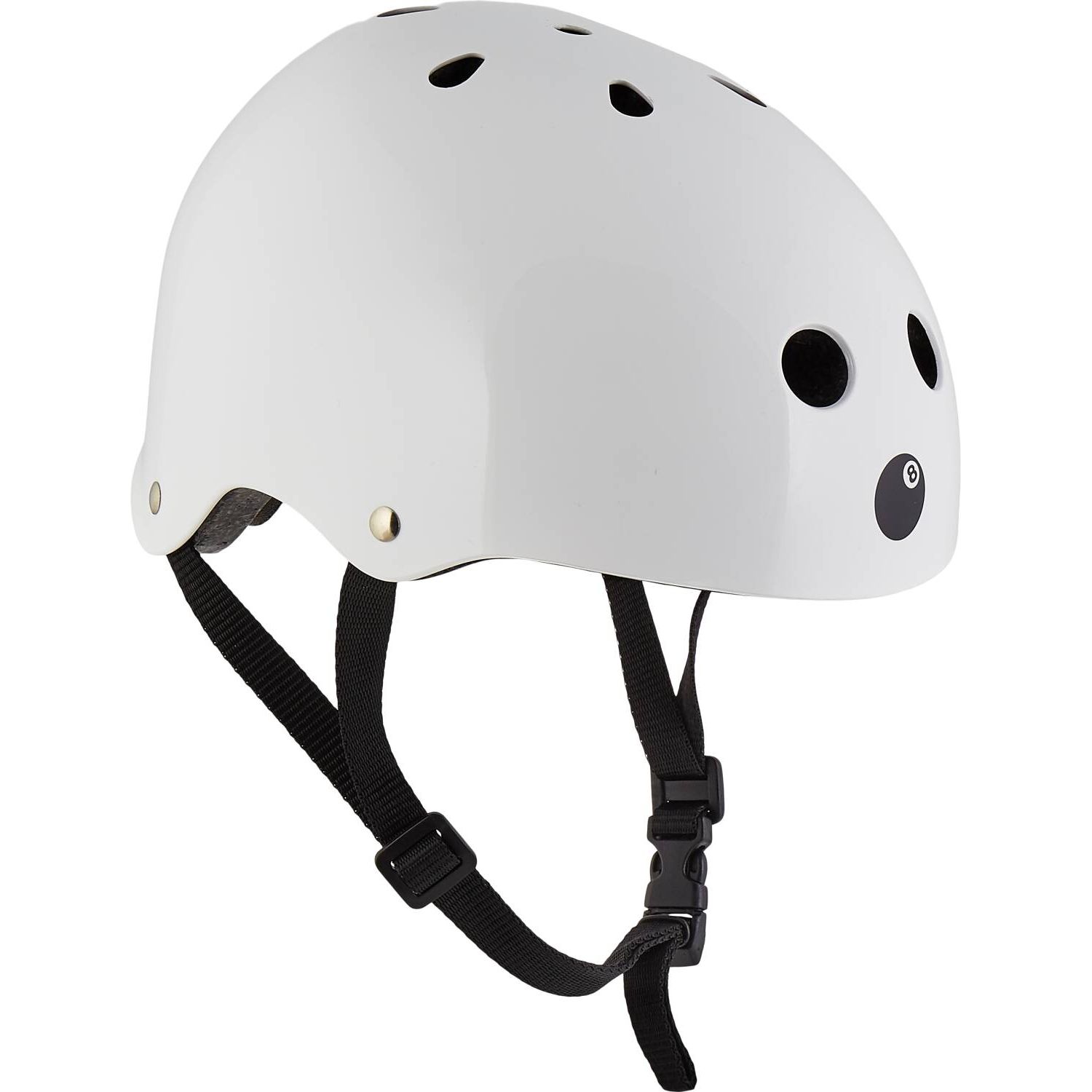 Шлем защитный спортивный Eight Ball детский белый размер XL возраст 14+ обхват головы 55-58 см - фото 1