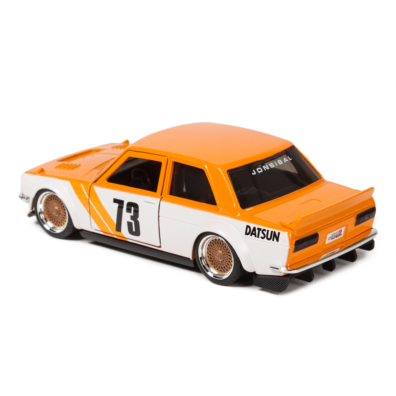 Машинка Jada 1:32 1973 Datsun 510-Wide Body-Free Rolling 99124 - фото 4