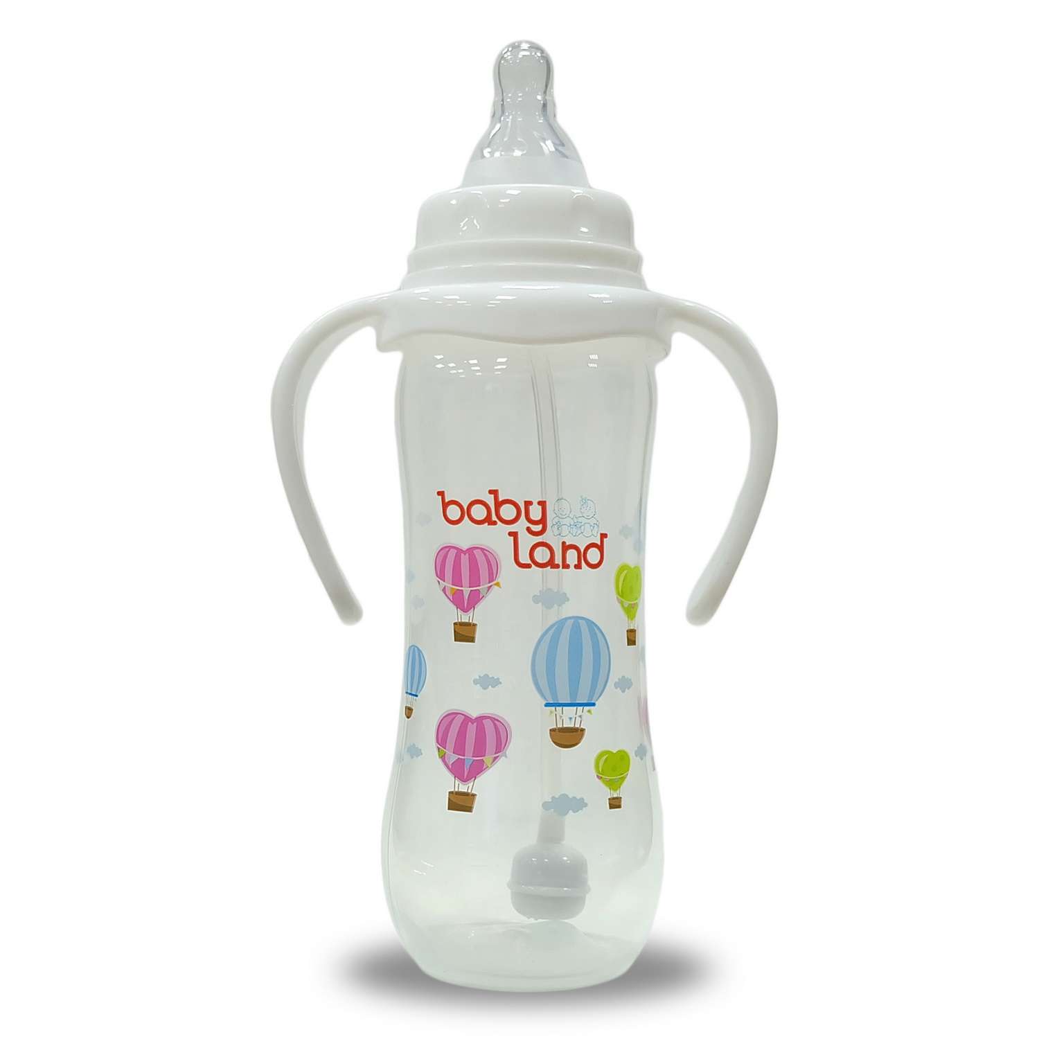 Бутылочка Baby Land с антиколиковой системой 240мл классическая с силиконовой соской - фото 1