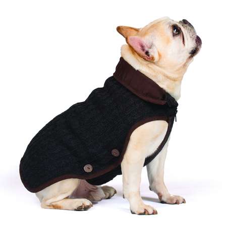 Куртка для собак DogGoneSmart вязаная 20 Серый 30705