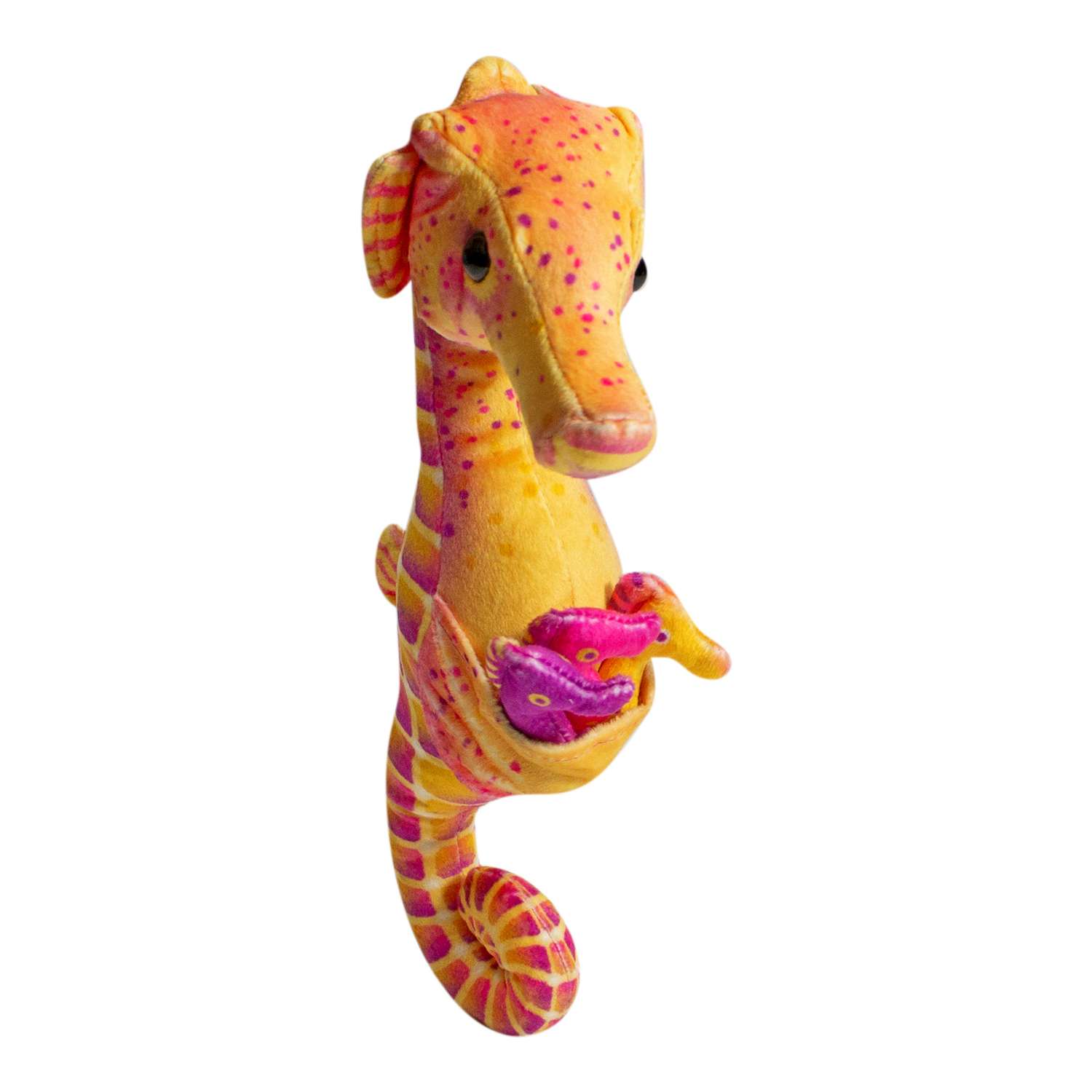 Мягкая игрушка Wild Republic Морской конек с детенышами 30 см - фото 3