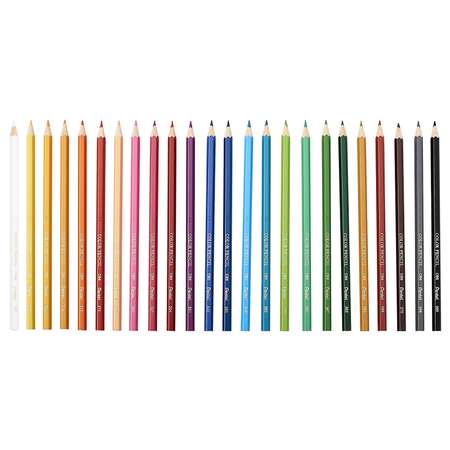 Карандаши  Pentel цветные Colour pencils 24 штуки