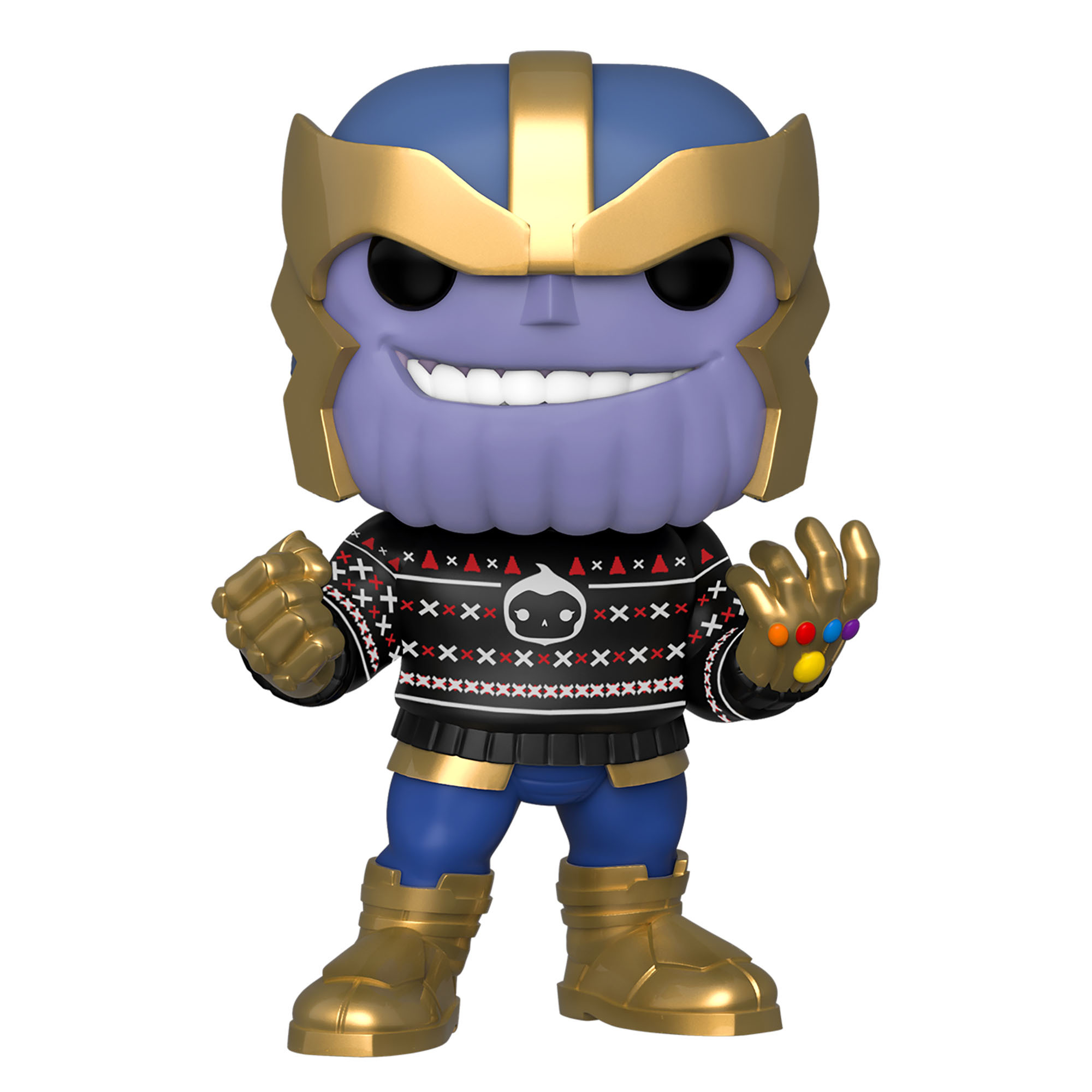 Игрушка Funko Pop Bobble Marvel holiday Thanos Fun2507 - фото 1