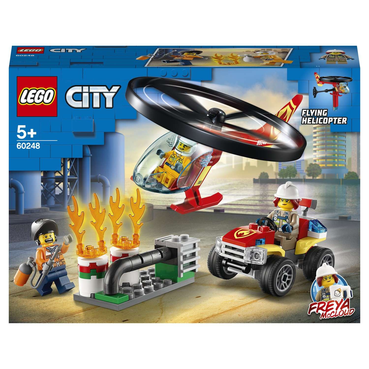 Конструктор LEGO City Fire Пожарный спасательный вертолет 60248 - фото 2