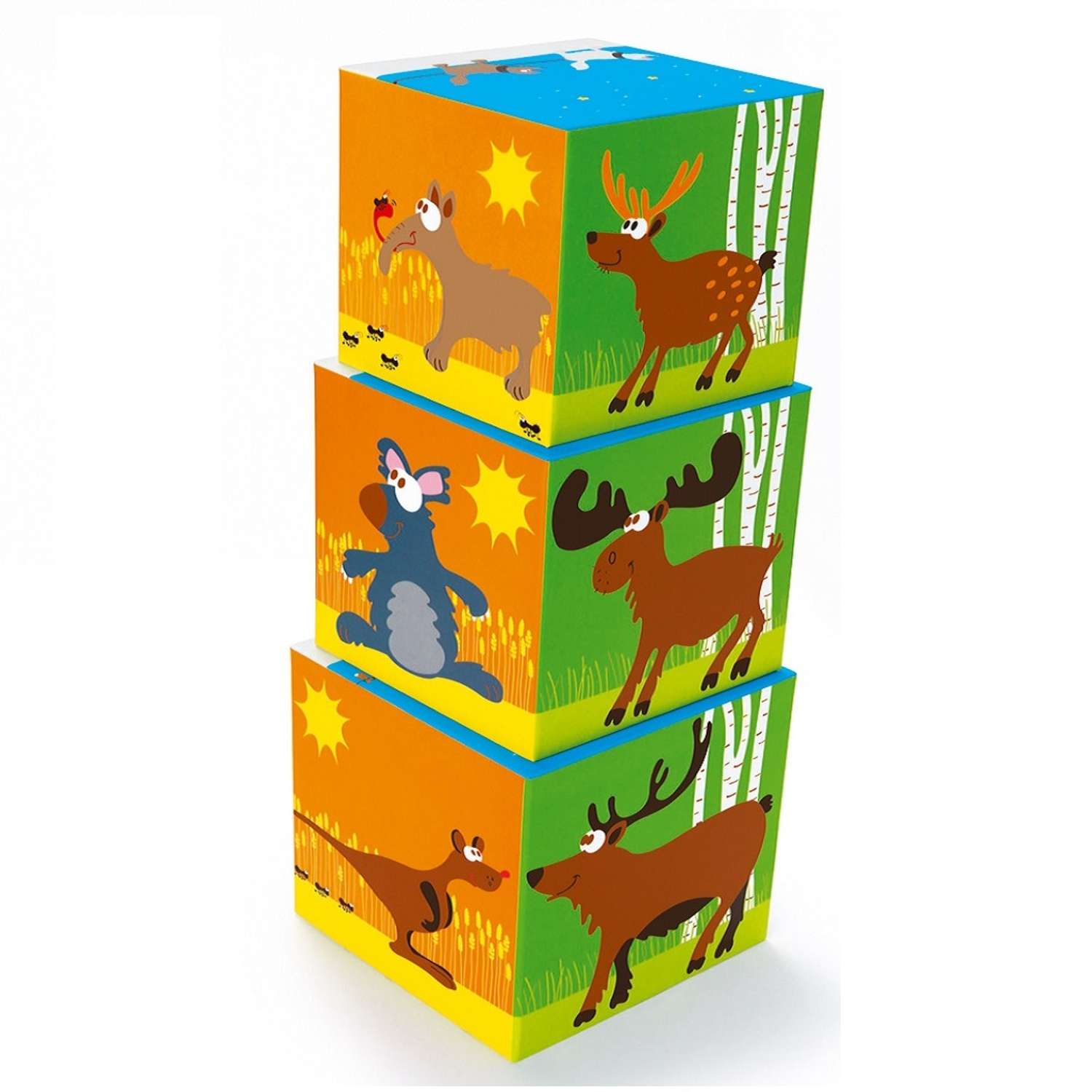 Кубики Scratch Башня Животные мира - фото 5