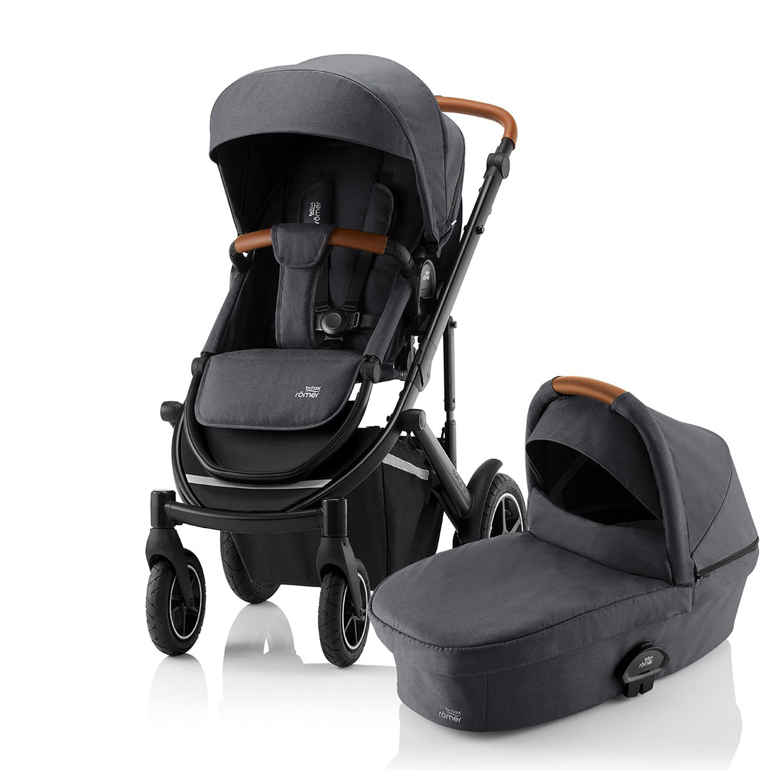 Коляска 2в1 Britax Roemer Smile III Midnight Grey - фото 1