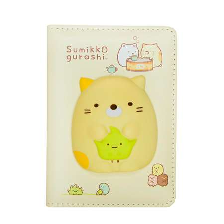 Блокнот со сквишем Михи-Михи sumikko Gurashi формат А6 желтый 3