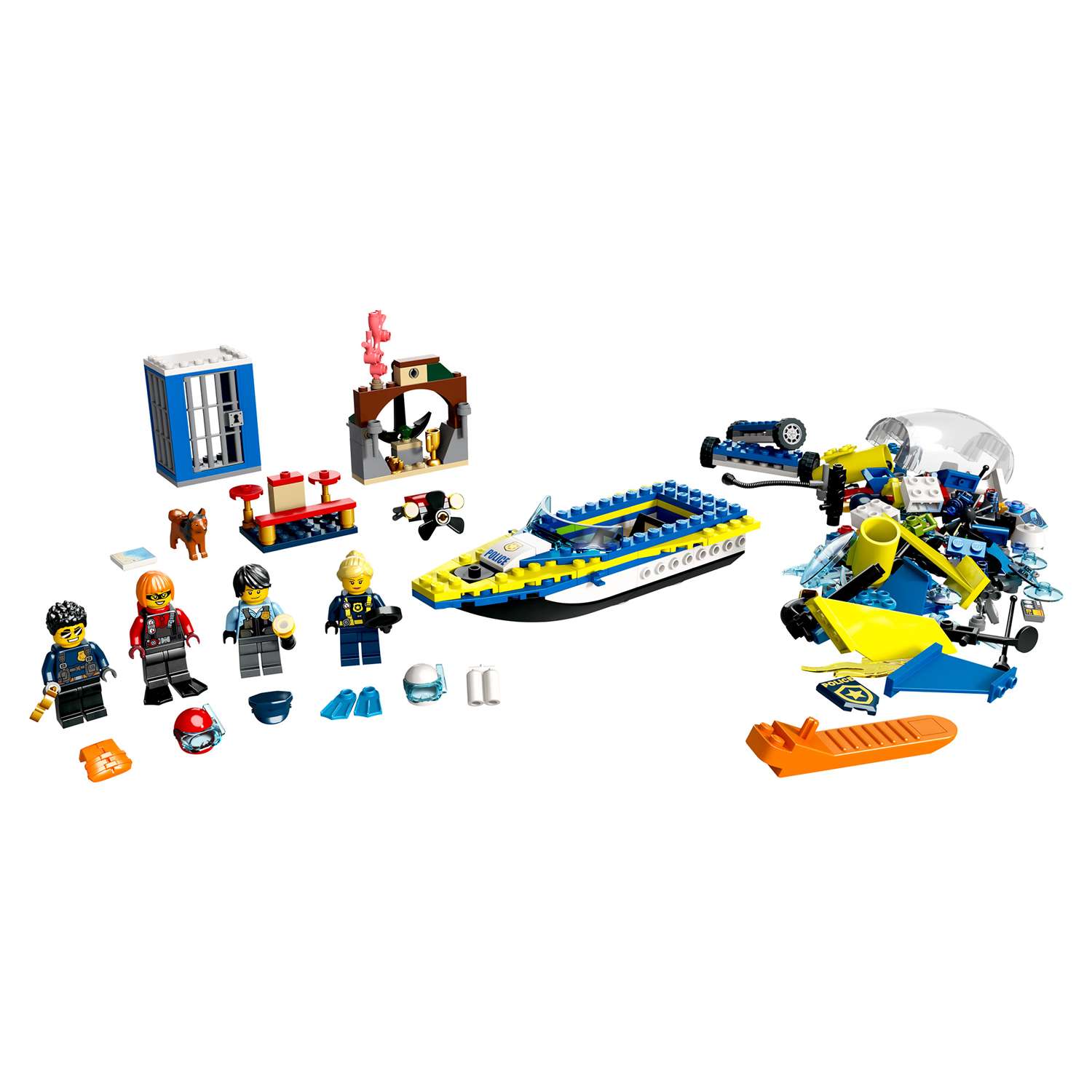 Конструктор детский LEGO City Детективные миссии водной полиции 60355 - фото 2