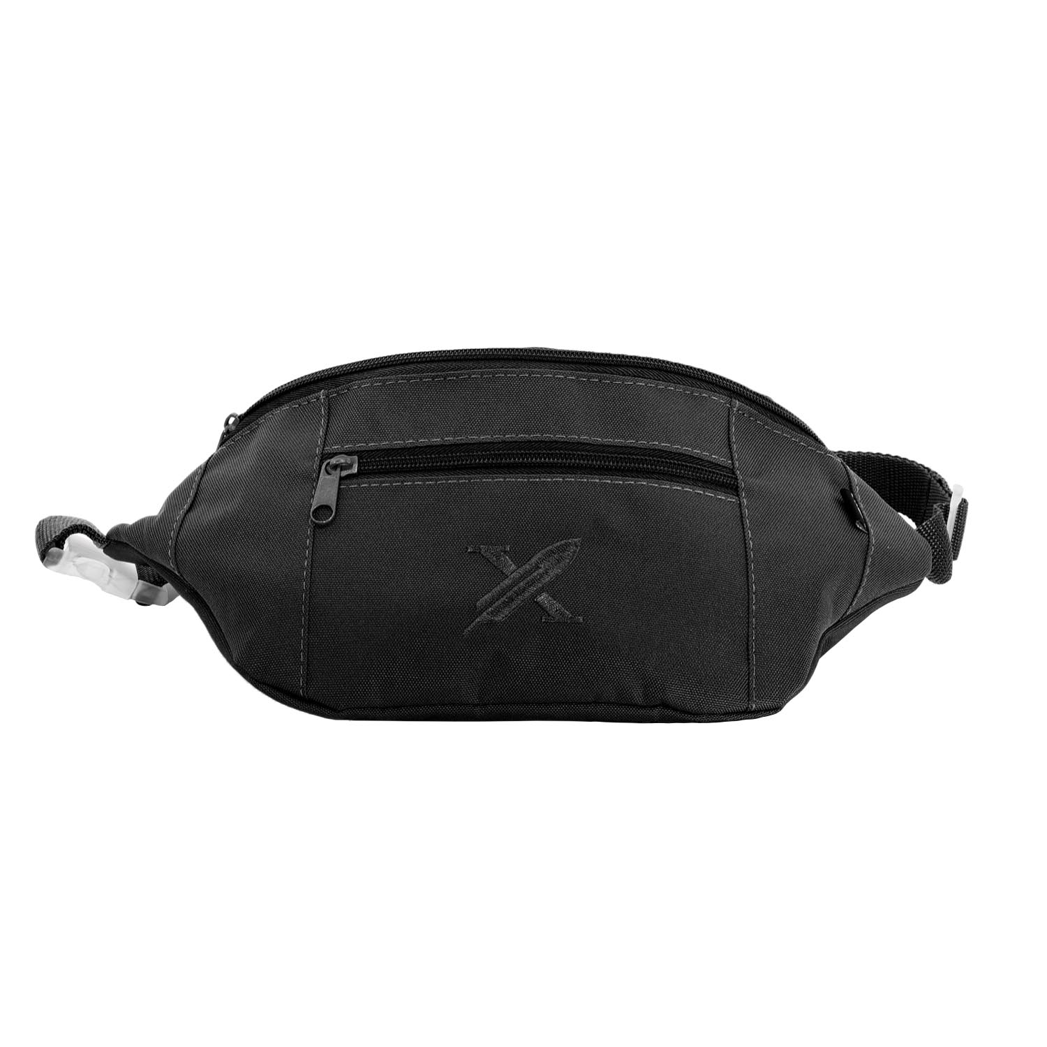 Сумка Lorex Stationery поясная Wide wb total black - фото 1