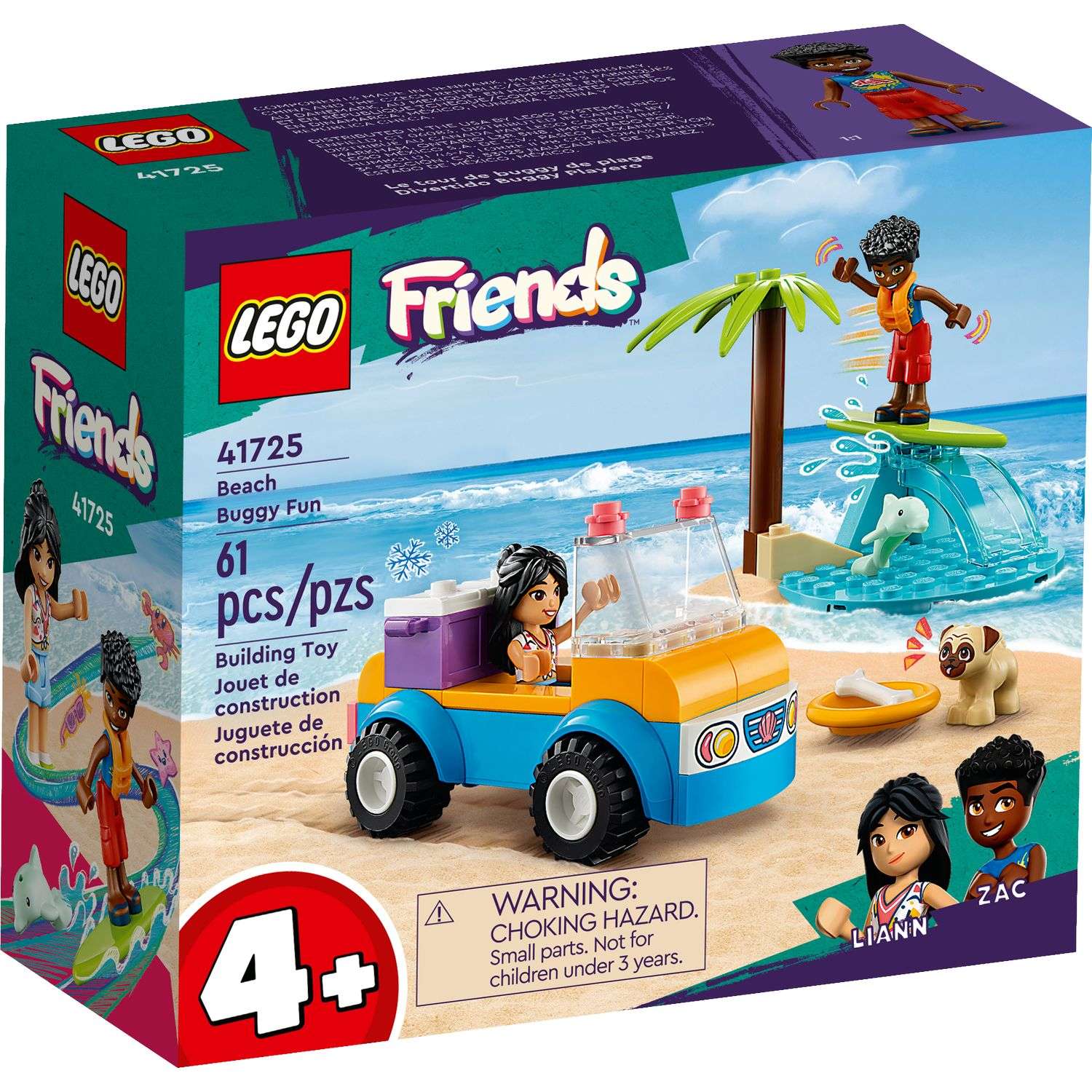 Конструктор LEGO Friends Beach Buggy Fun 41725 - фото 1