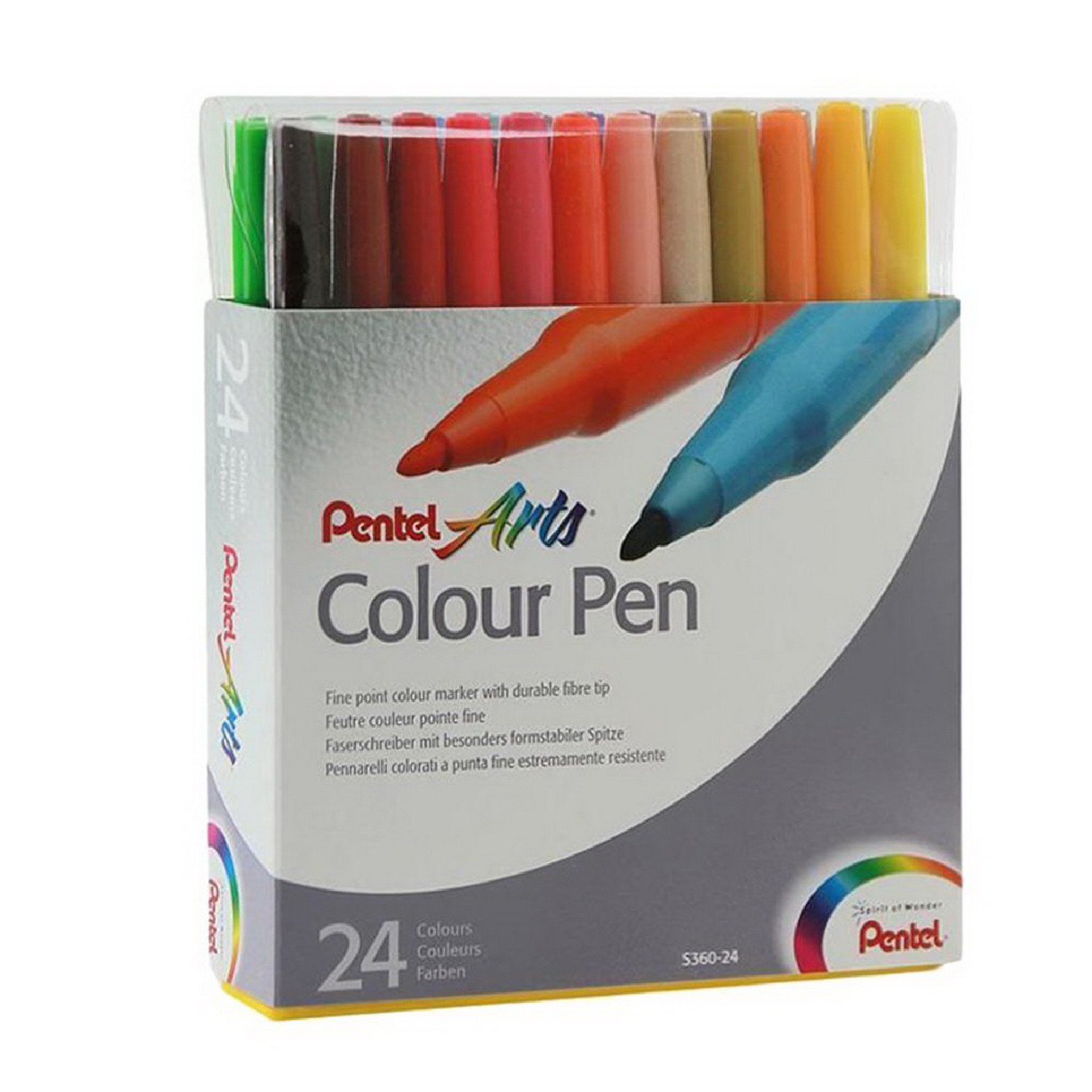 Фломастеры Pentel Color Pen 24 штук - фото 1