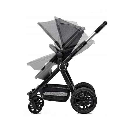 Коляска 2 в 1 Kinderkraft Veo Black/Grey KKWVEOBLGR2000