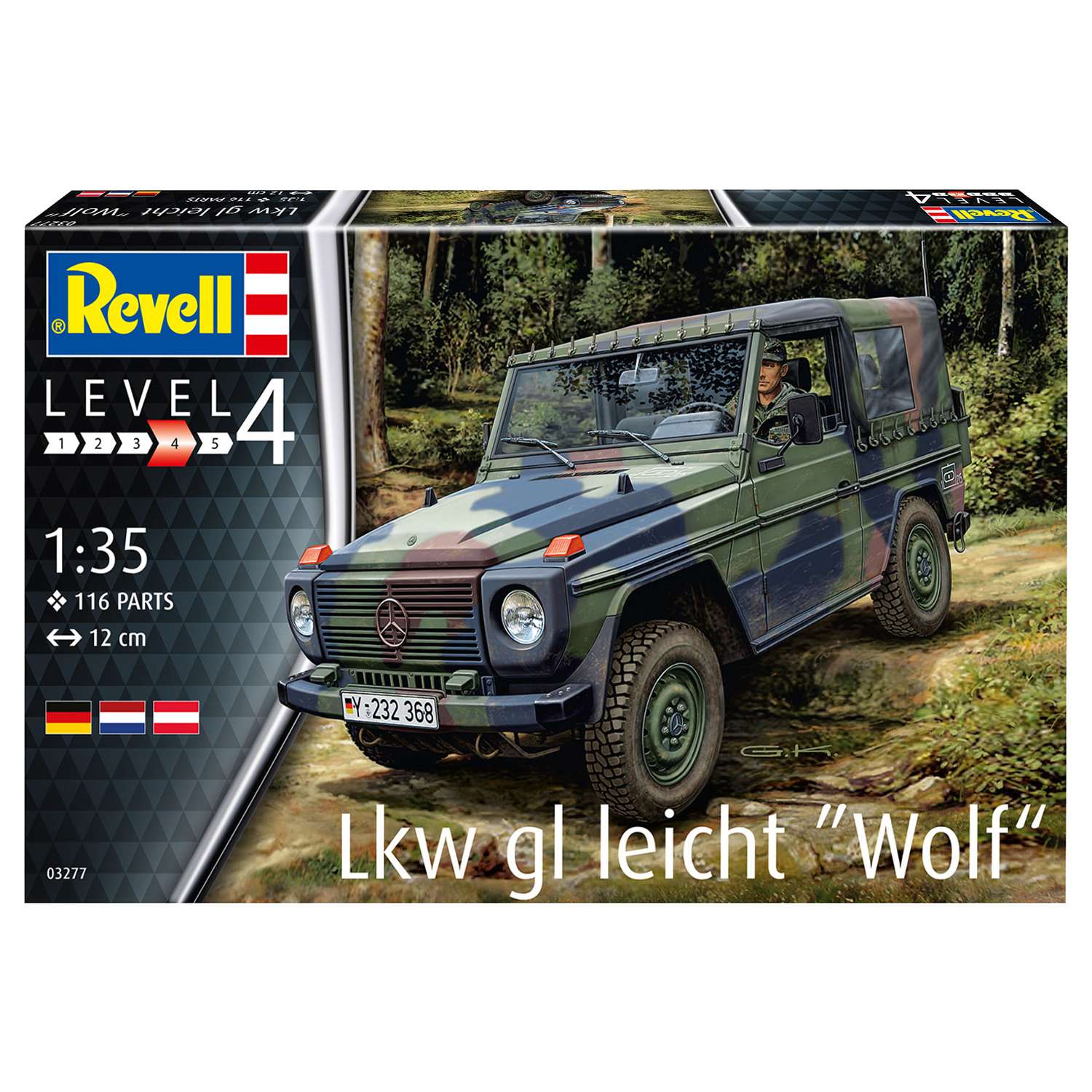 Сборная модель Revell Бронетехника Lkw gl leicht Wolf 03277 - фото 2