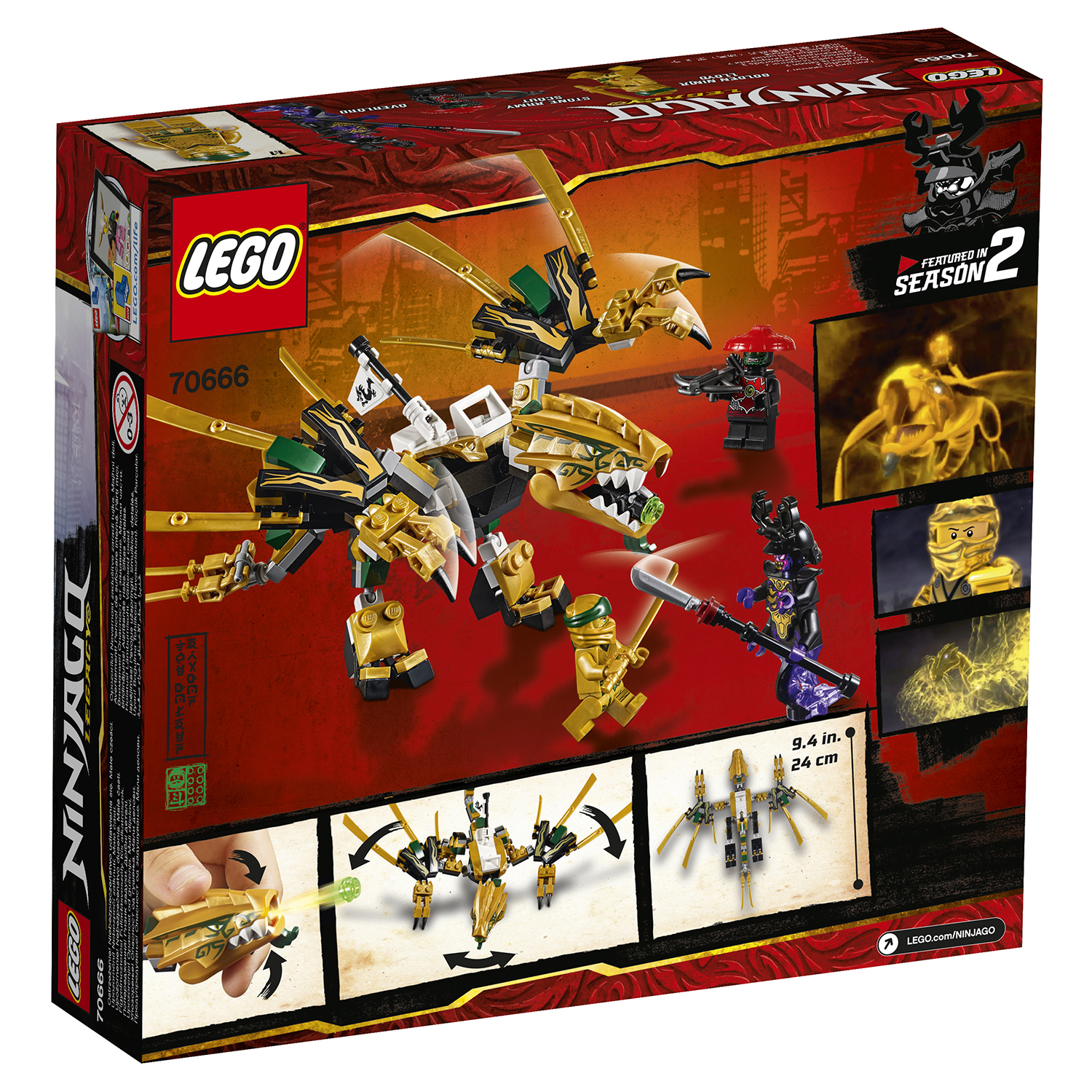 Lego ninjago golden dragon sale