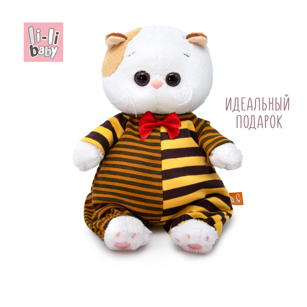 Мягкая игрушка BUDI BASA Ли-Ли baby в полосатом комбинезоне 20 см LB-126 - фото 5