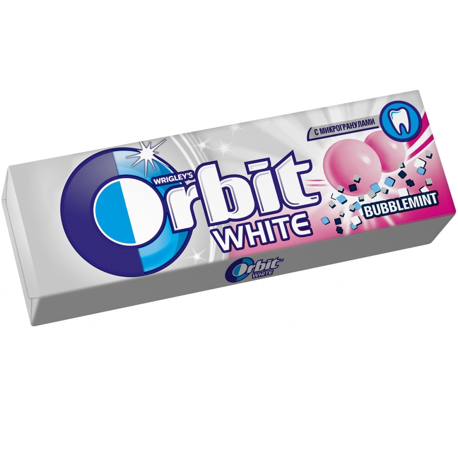 Жевательная резинка Орбит Орбит White Bubblemint 14 г купить по цене 29.9 ₽  в интернет-магазине Детский мир