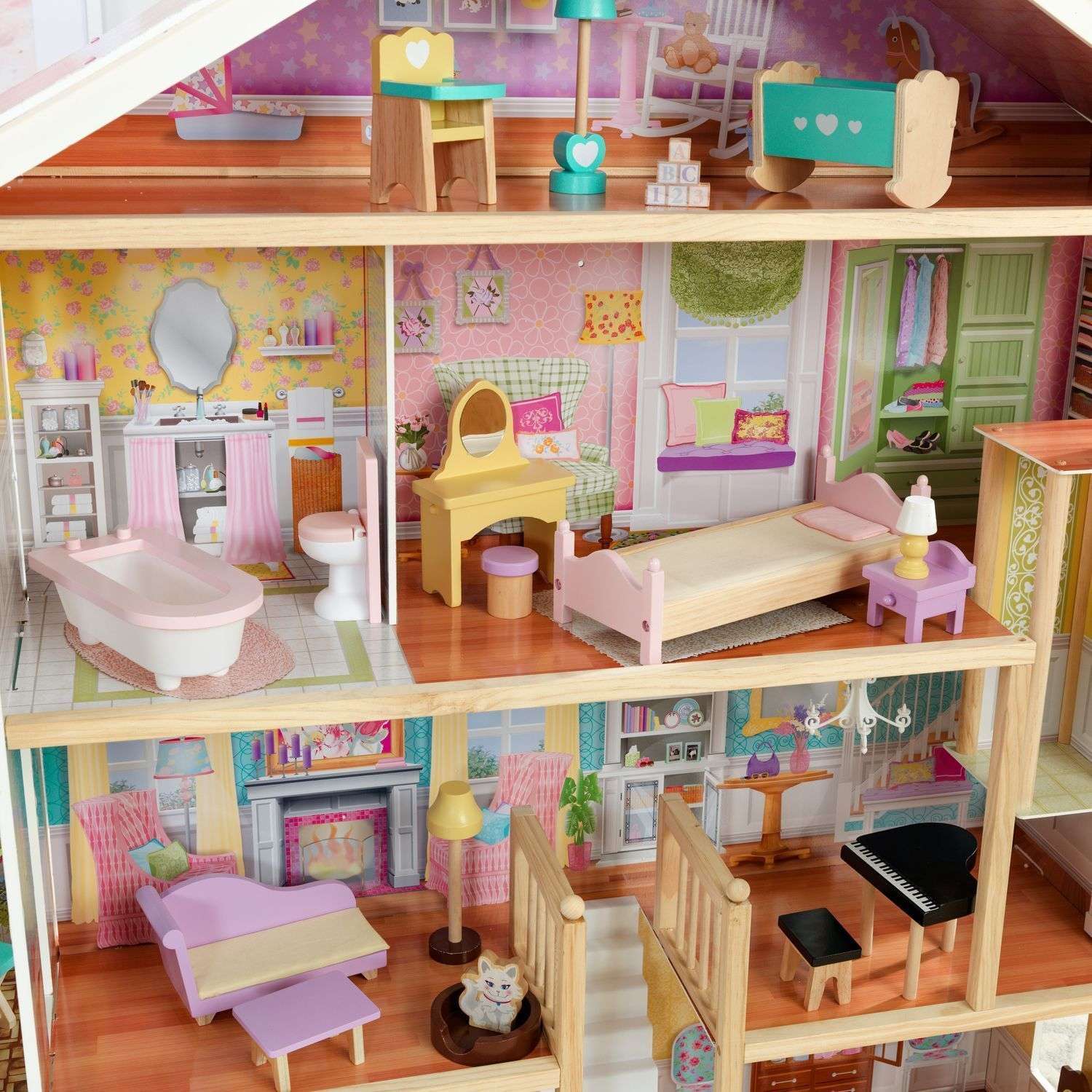 Кукольный домик  KidKraft Роскошь с мебелью 34 предмета 65954_KE 65954_KE - фото 4