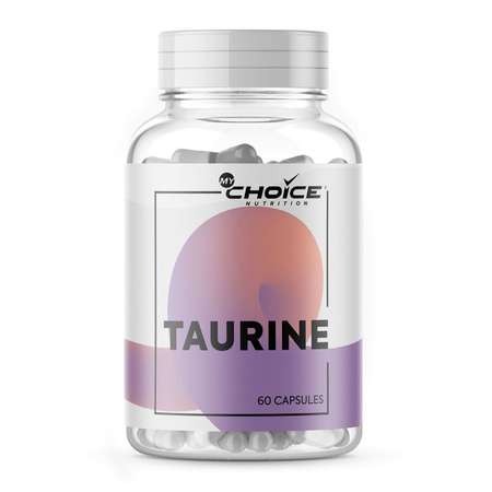 Комплексная пищевая добавка MyChoice Nutrition Taurine 1000мг*60капсул