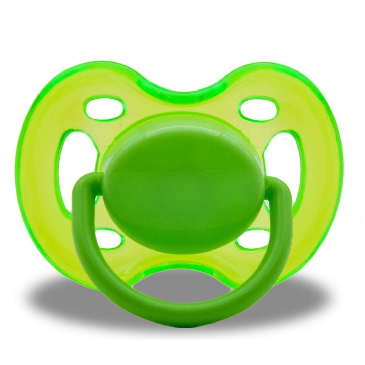 Соска-пустышка Baby Land классическая силиконовая 0мес+ зеленый - фото 1