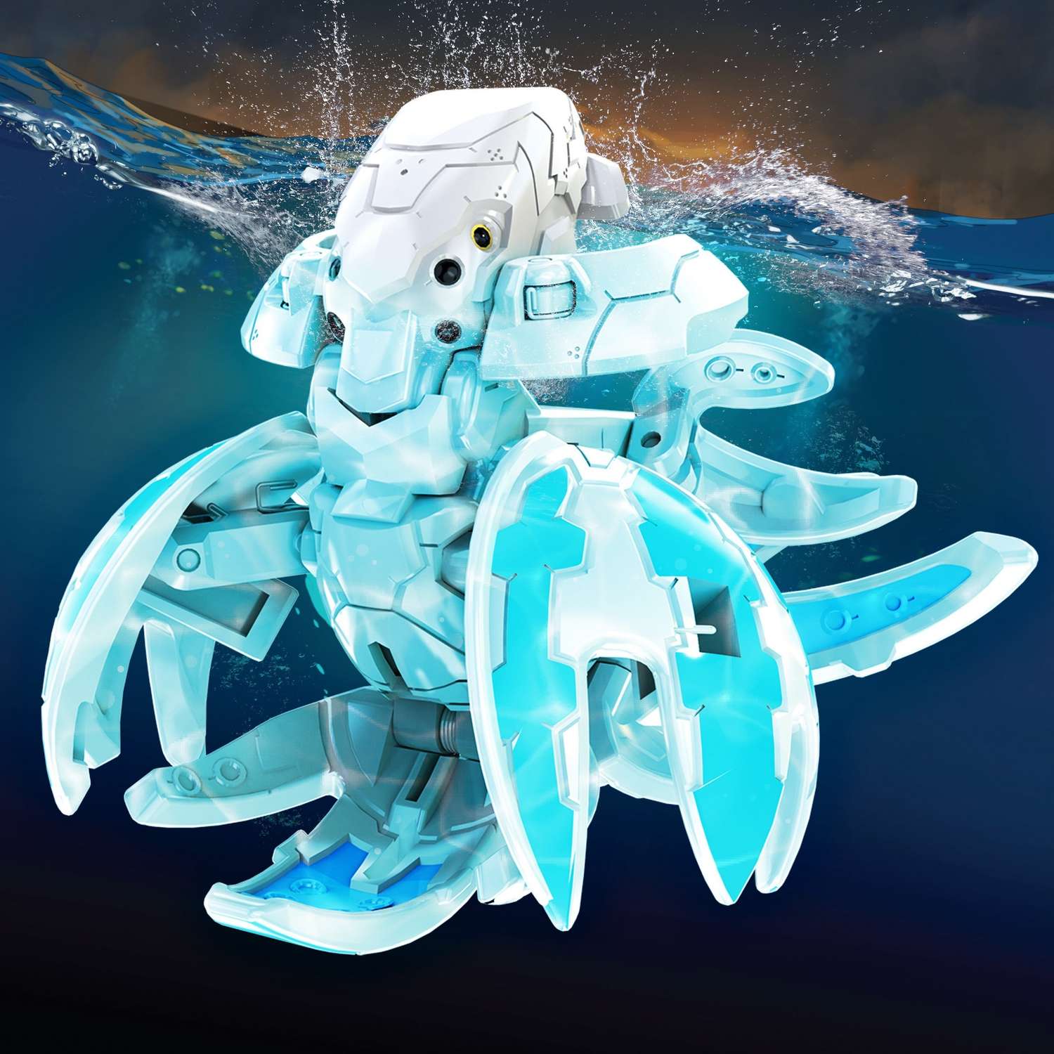 Фигурка-трансформер Bakugan Ультра Kraken White 6045146/20107991 - фото 4