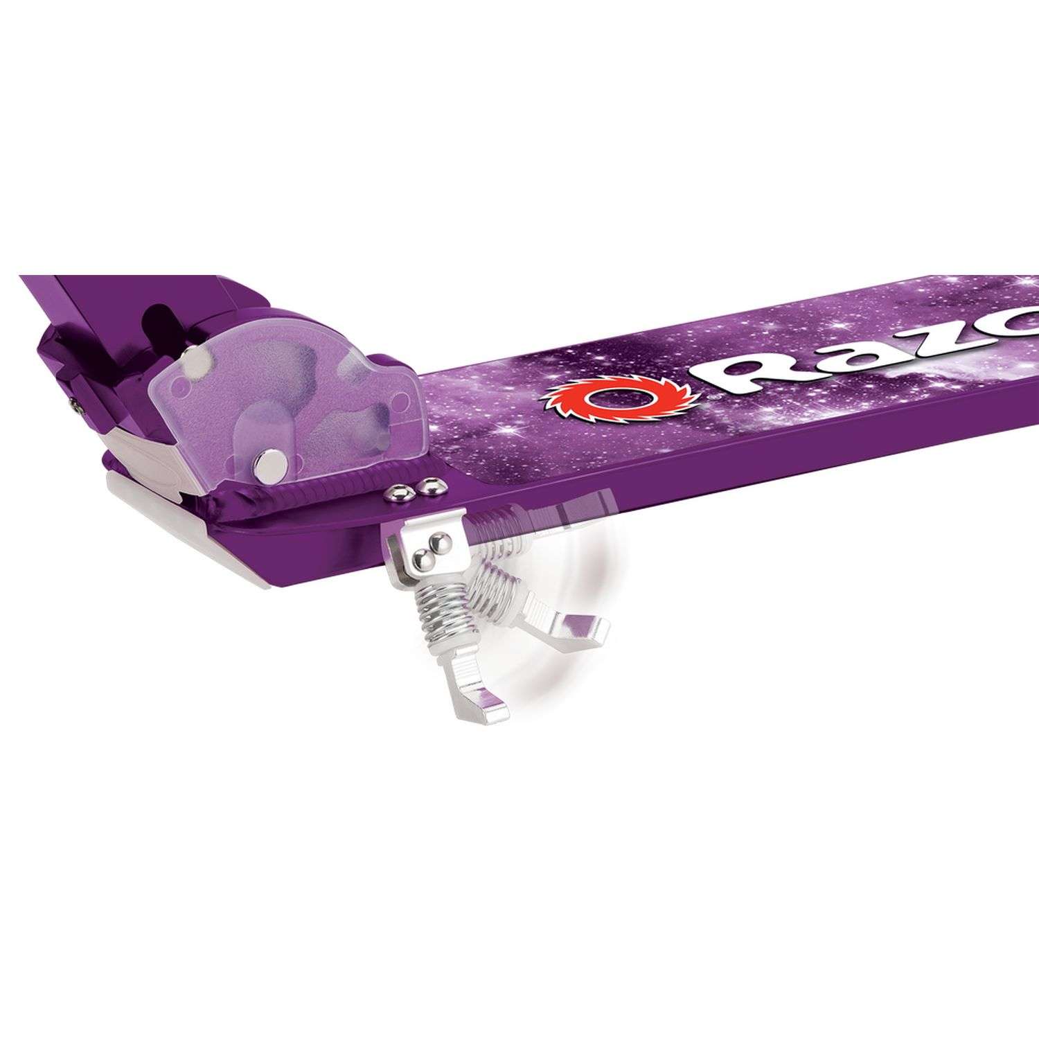 Самокат RAZOR A5 Lux фиолетовый - городской складной лёгкий для детей и взрослых - фото 4