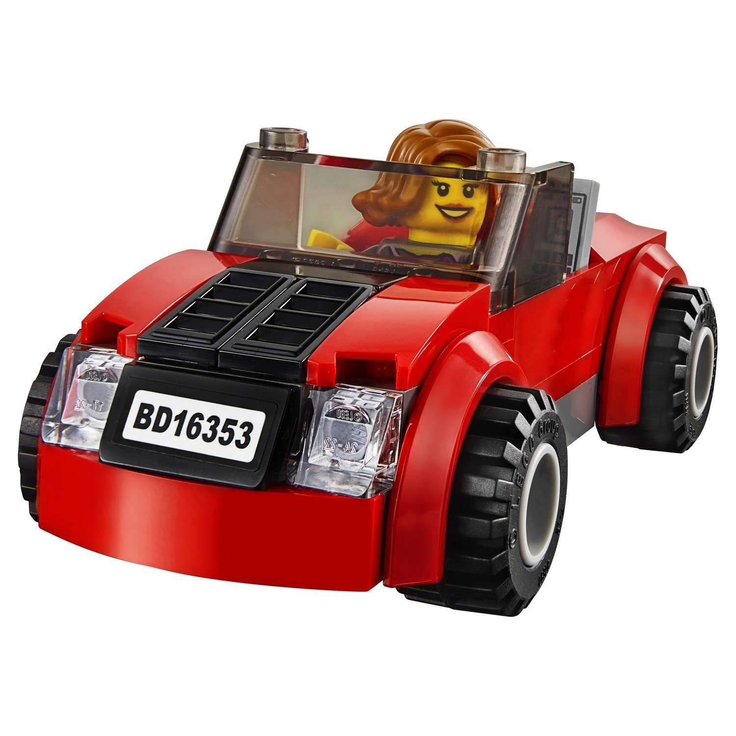 Lego city cheap red car