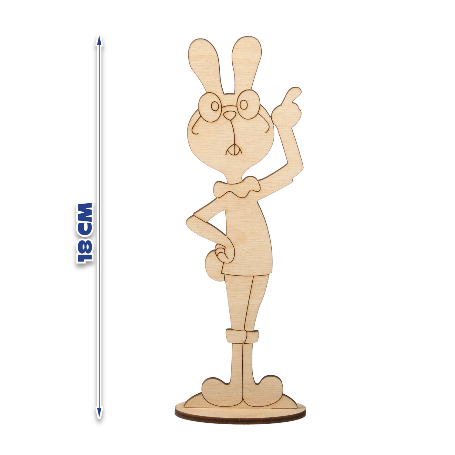 Заготовки для творчества TIMBERLICIOUS Винни Пух герои сказок - деревянные фигурки 11.5-18см. на подставке - фото 5