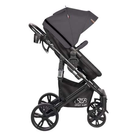 Коляска трансформер Sweet Baby Comfort black grey