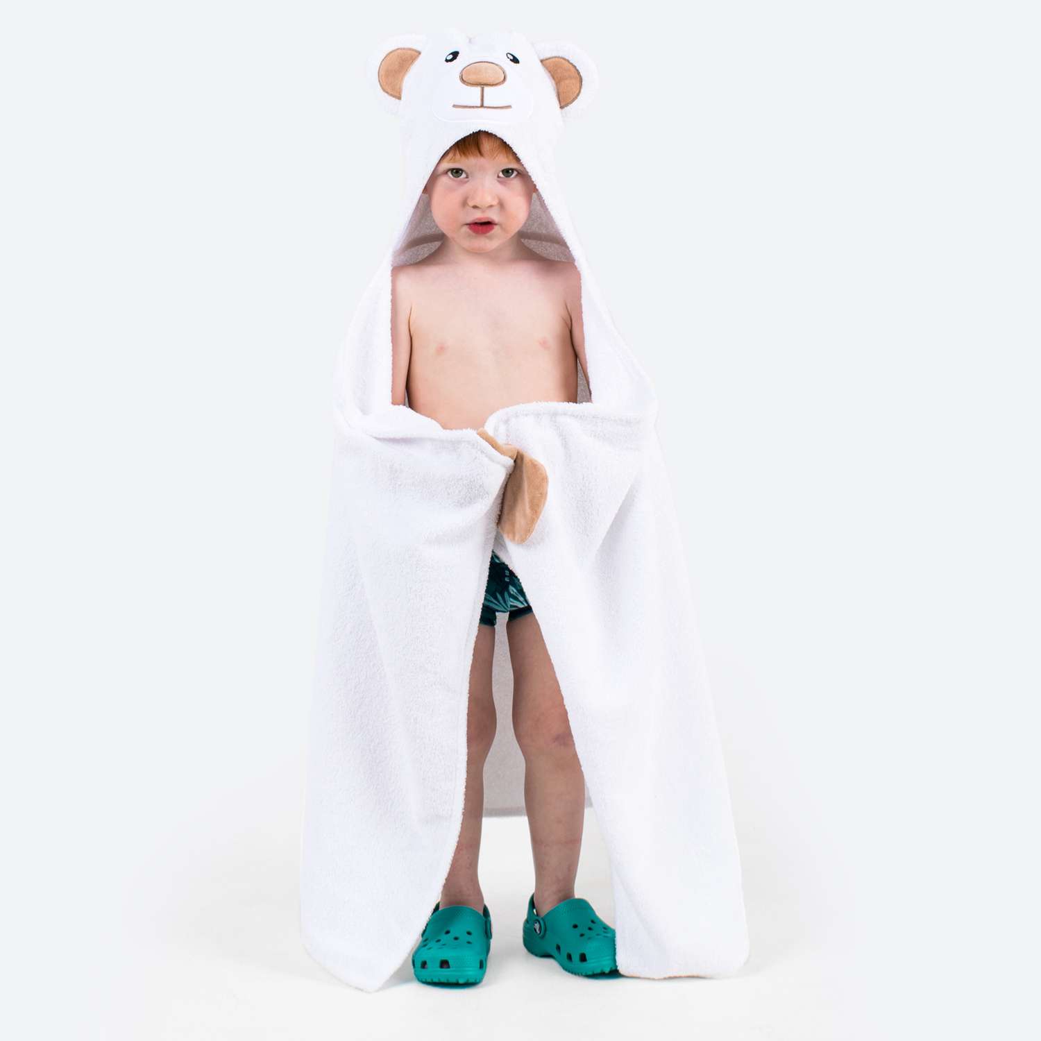 Полотенце с капюшоном BabyBunny Мишка M - фото 6