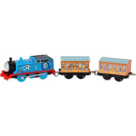 Паровозик Thomas & Friends Новые герои Томас Красный и Синий DFM83