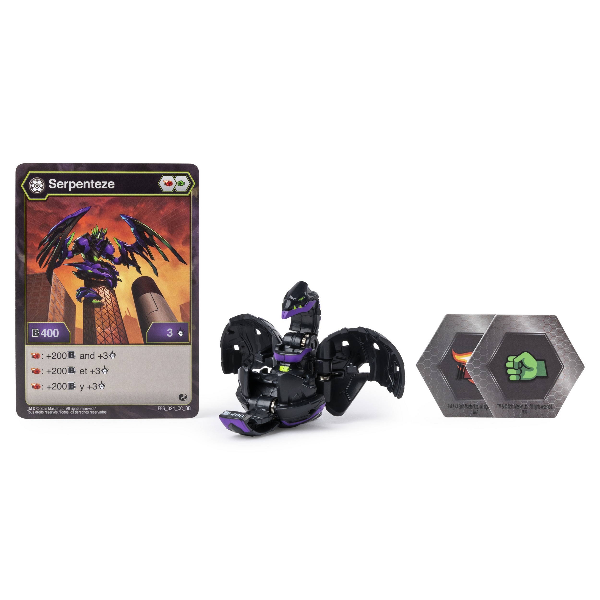 Фигурка-трансформер Bakugan Leviathan Black 6045148/20107949 - фото 3