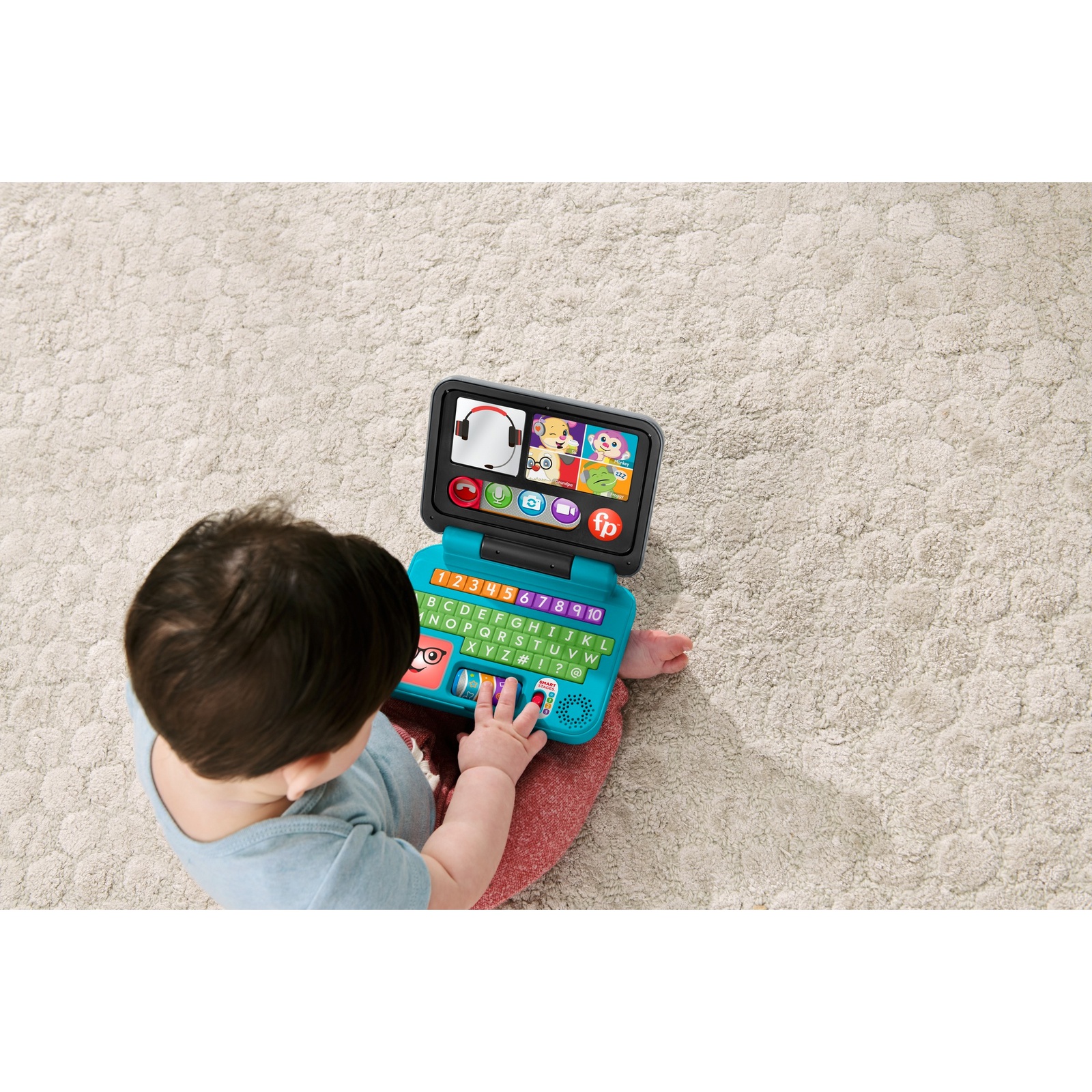 Игрушка Fisher Price Смейся и учись Ноутбук для малыша HHH06 - фото 10