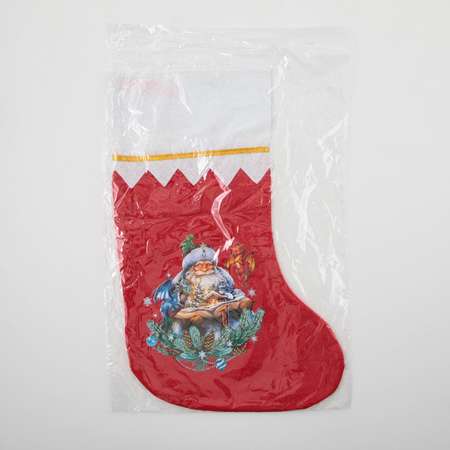 Мешок Зимнее волшебство носок для подарков «Дед Мороз «