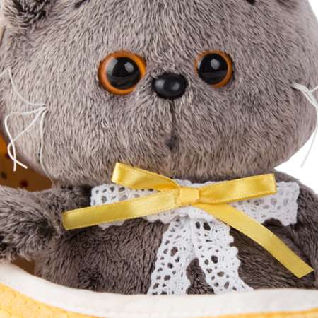 Мягкая игрушка BUDI BASA Кот Басик BABY в люльке 20 см BB001