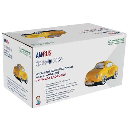 Ингалятор компрессорный АМРОС «Формула здоровья» Детский АМNB-503