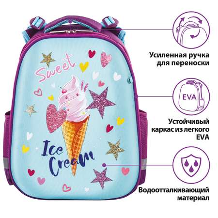 Ранец Юнландия Extra с дополнительным объемом Icecream