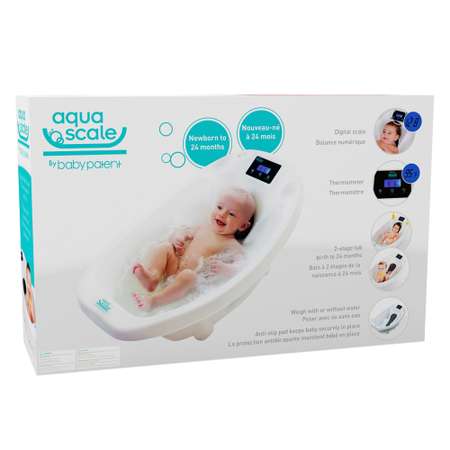 Ванночка Baby Patent Aqua Scale 3в1 с электронными весами и термометром BPASW1001