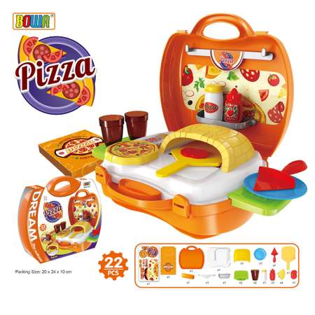 Игровой набор EstaBella Готовим пиццу в чемодане