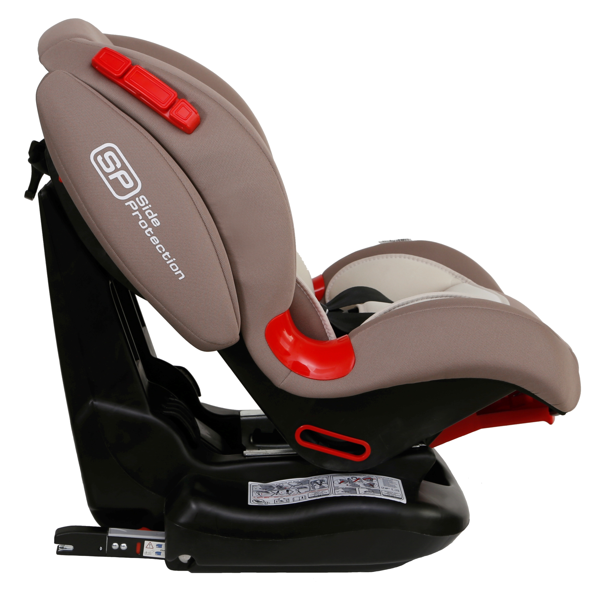 Автокресло Babyton Omega Fix Mokko Isofix 1/2 (9-25 кг) - фото 18