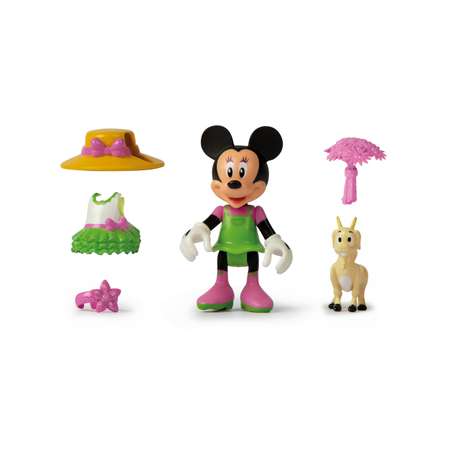 Игровой набор Disney Минни: Новый образ с питомцем (фигурка 12 см в сумочке 16х13 см.)