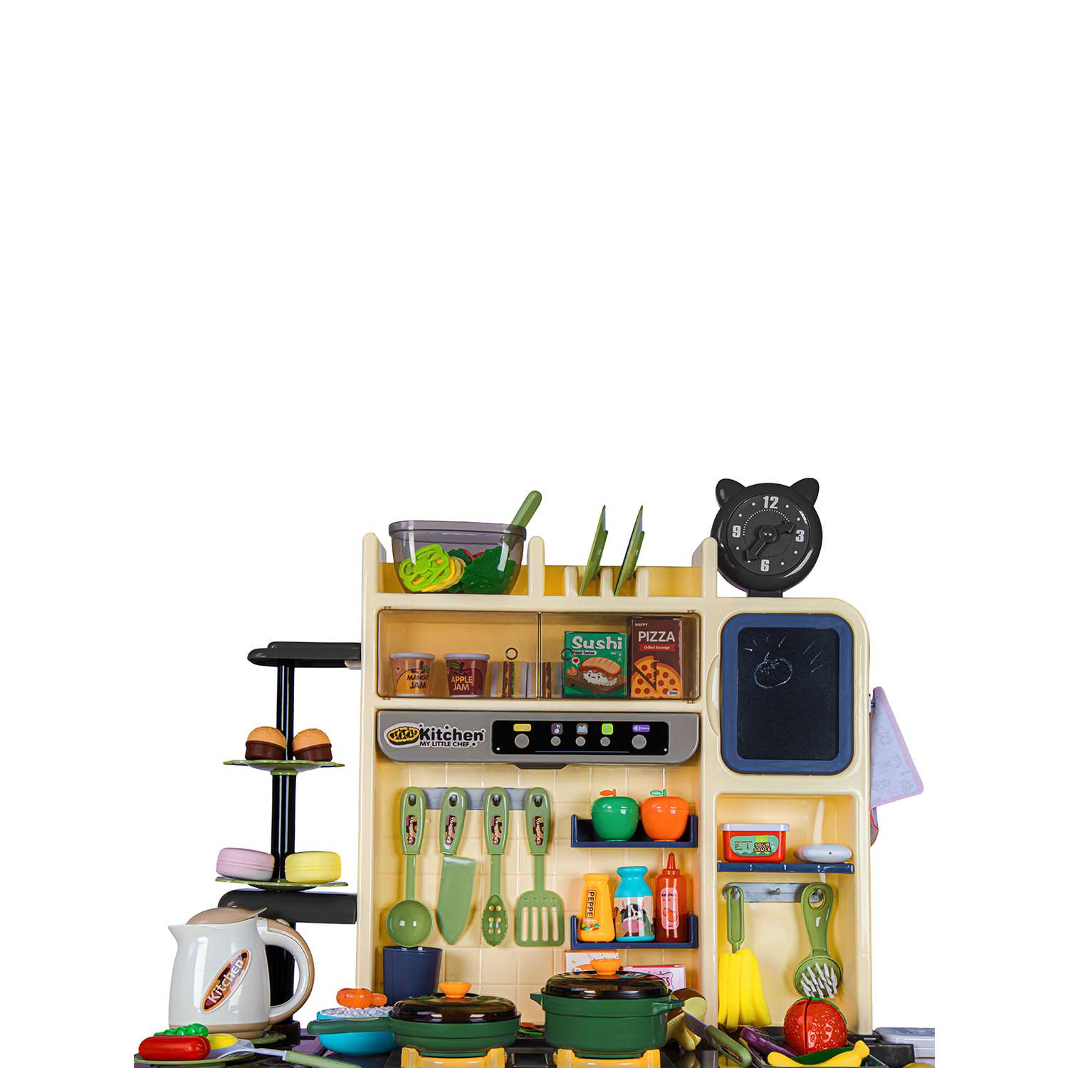 Игровой набор детский AMORE BELLO Кухня со световыми и звуковыми эффектами паром кран-помпа - фото 11