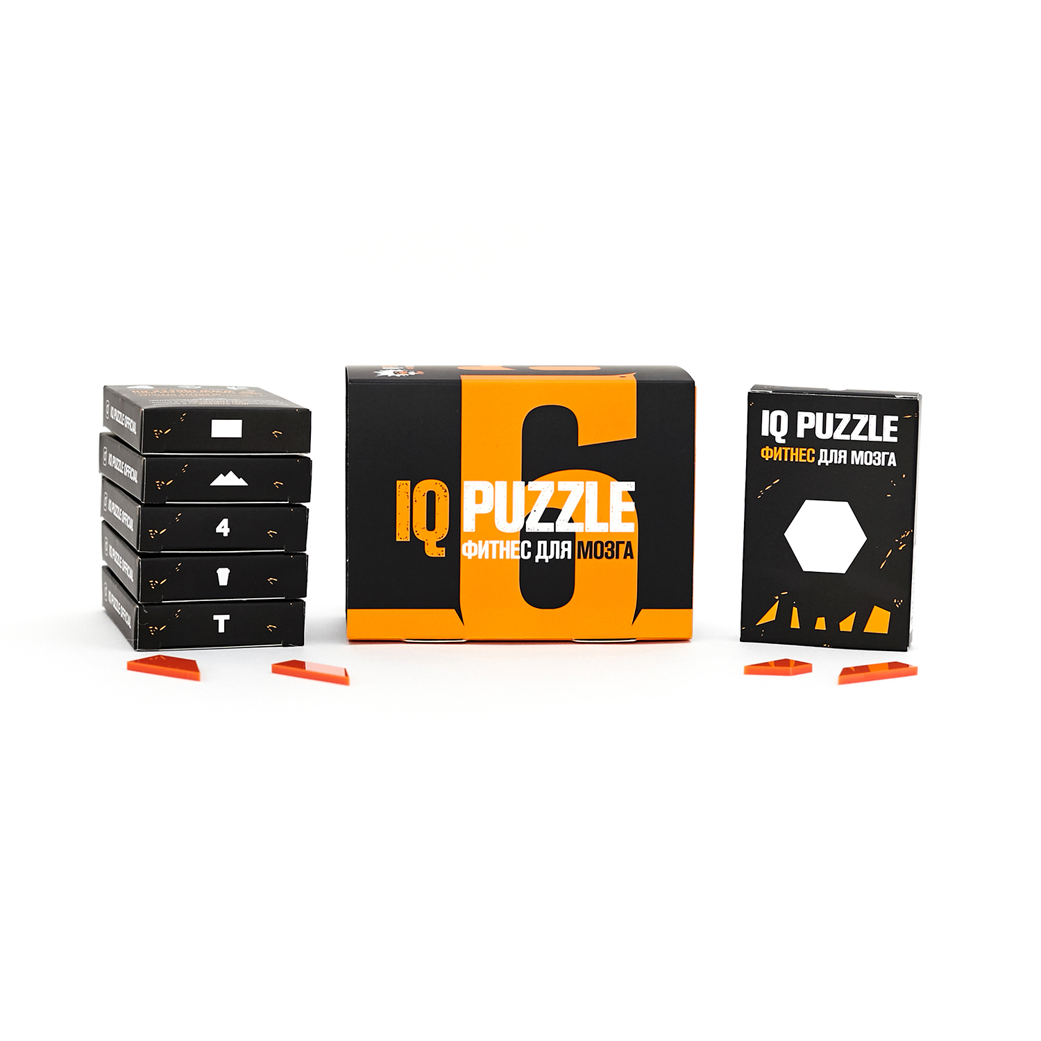 Набор пазлов IQ PUZZLE Black 6 в 1 купить по цене 1699 ₽ в  интернет-магазине Детский мир